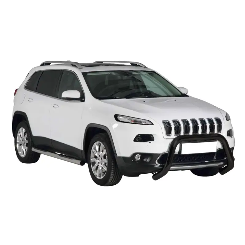 Frontbügel Frontschutzbügel für Jeep Cherokee 2013-2018 ø76mm Stahl Schwarz Highlight