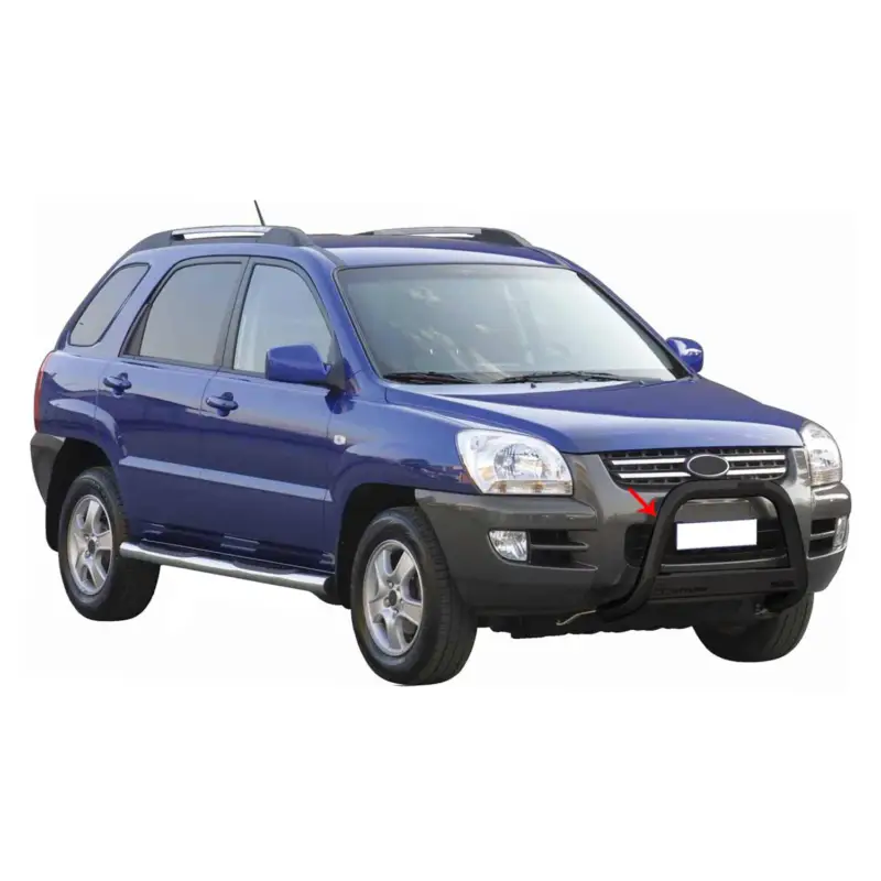 Rabatt Frontbügel Frontschutzbügel für Kia Sportage 2004-2008 ø63mm Stahl Schwarz