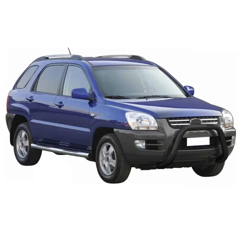 Echt Frontbügel Frontschutzbügel für Kia Sportage 2004-2008 ø76mm Stahl Schwarz