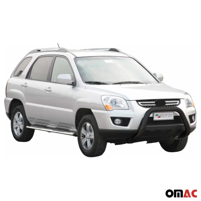 Frontbügel Frontschutzbügel für Kia Sportage 2008-2010 ø76mm Stahl Schwarz Nur Heute