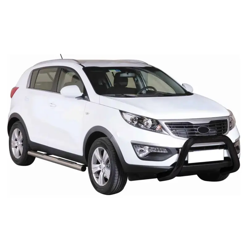 Frontbügel Frontschutzbügel für Kia Sportage 2010-2015 ø76mm Stahl Schwarz Top-Preis