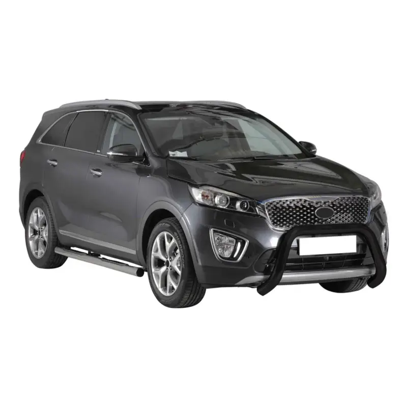 Frontbügel Frontschutzbügel für Kia Sorento 2014-2017 ø76mm Stahl Schwarz Schutz Markenware