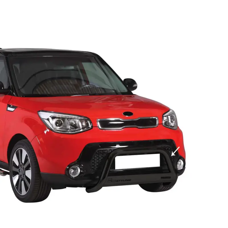 Markenware Frontbügel Frontschutzbügel für Kia Soul 2013-2017 ø63mm Stahl Schwarz Schutz