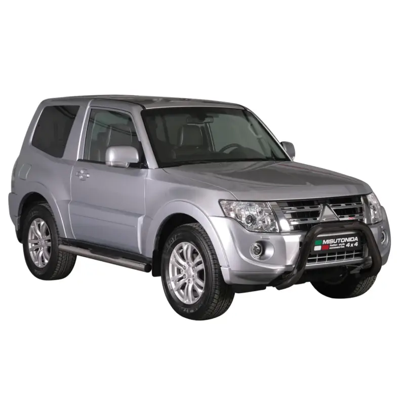 Frontbügel Frontschutzbügel für Mitsubishi Pajero 2012-2018 ø76mm Stahl Schwarz Sonderangebot