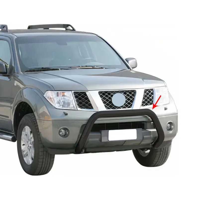 Neue Ware Frontbügel Frontschutzbügel für Nissan Pathfinder 2005-2011 ø76mm Stahl Schwarz