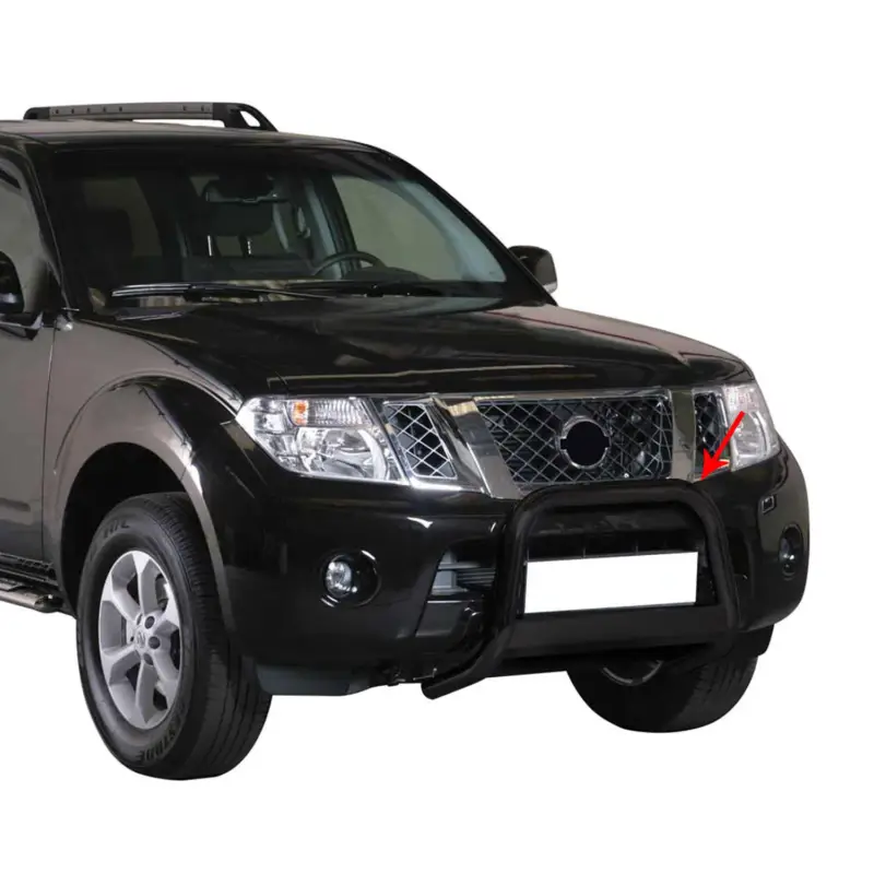 Sichere Zahlung Frontbügel Frontschutzbügel für Nissan Pathfinder 2010-2013 ø63mm Stahl Schwarz