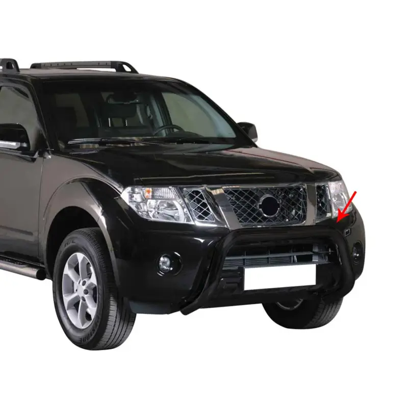 Frontbügel Frontschutzbügel für Nissan Pathfinder V6 2010-2013 ø76mm Schwarz Solange Der Vorrat Reicht