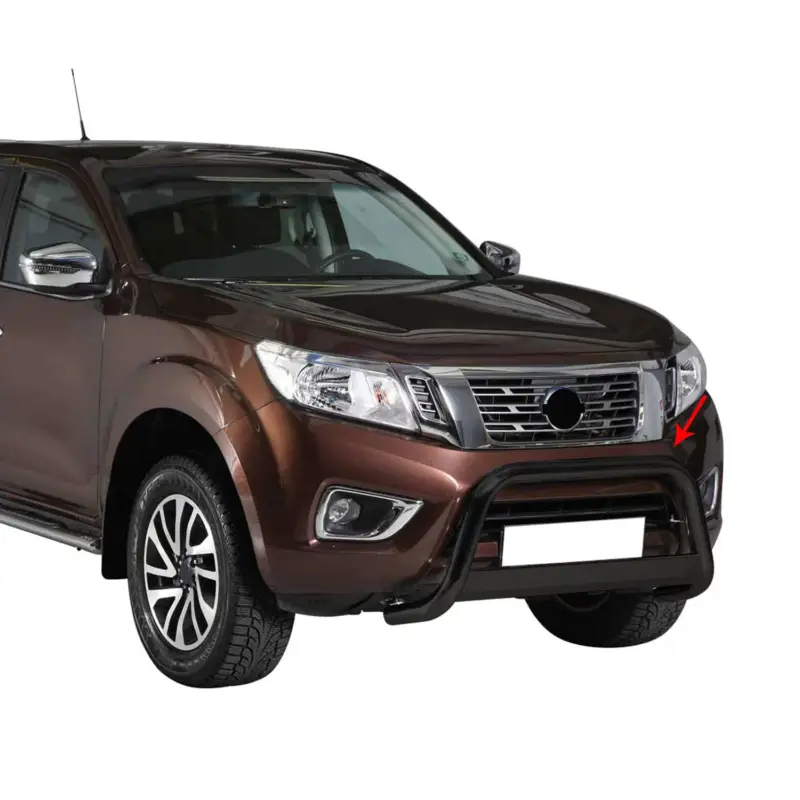 Frontbügel Frontschutzbügel für Nissan NP300 Navara 2016-2021 ø63 Stahl Schwarz Neuheit