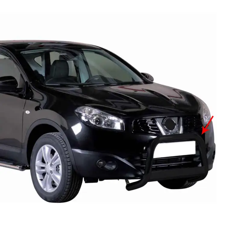 Frontbügel Frontschutzbügel für Nissan Qashqai 2017-2021 ø63mm Stahl Schwarz Super-Preis