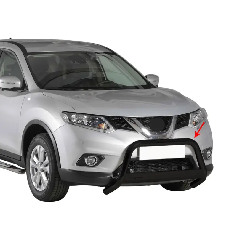 Neue Ware Frontbügel Frontschutzbügel für Nissan X-Trail 2015-2017 ø63mm Stahl Schwarz