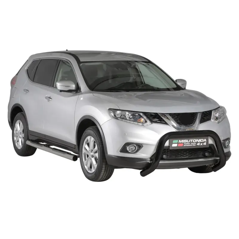 Schnäppchen Frontbügel Frontschutzbügel für Nissan X-Trail 2015-2017 ø76mm Stahl Schwarz