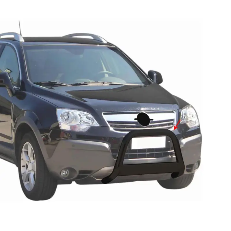 Preisknaller Frontbügel Frontschutzbügel für Opel Antara 2007-2011 ø63mm Stahl Schwarz Schutz