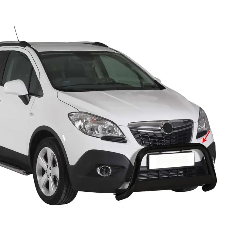 Frontbügel Frontschutzbügel für Opel Mokka 2012-2016 ø63mm Stahl Schwarz Schutz Saisonangebot