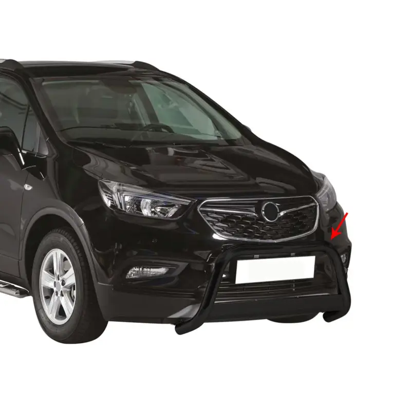 Markenware Frontbügel Frontschutzbügel für Opel Mokka X 2016-2019 ø63mm Stahl Schwarz