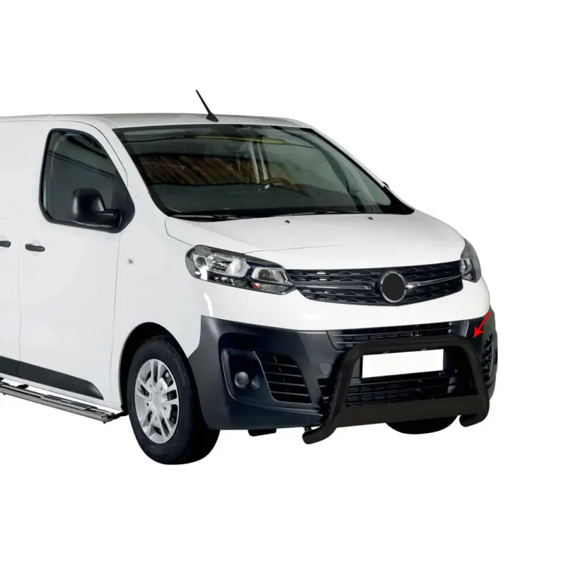 Neue Kollektion Frontbügel Frontschutzbügel für Opel Vivaro 2019-2026 ø63mm Stahl Schwarz Schutz