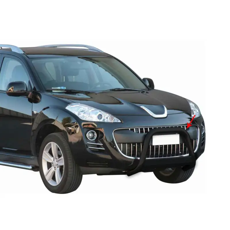 Frontbügel Frontschutzbügel für Peugeot 4007 2008-2012 ø63mm Stahl Schwarz Zertifiziert
