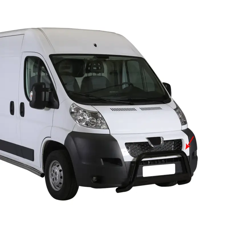 Knallerangebot Frontbügel Frontschutzbügel für Peugeot Boxer 2006-2013 ø63mm Stahl Schwarz