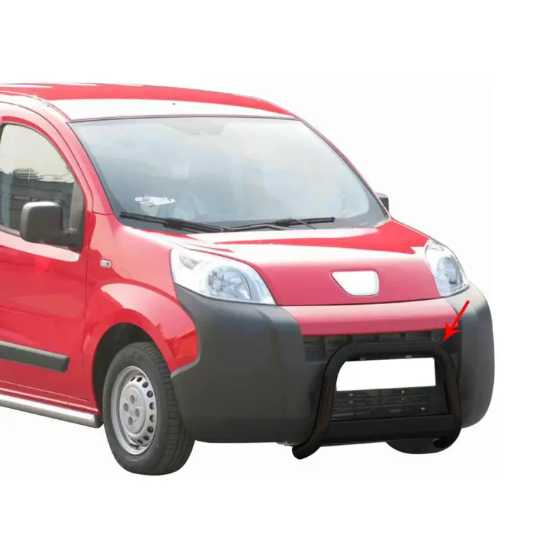 Frontbügel Frontschutzbügel für Peugeot Bipper 2008-2016 ø63mm Stahl Schwarz Abverkauf