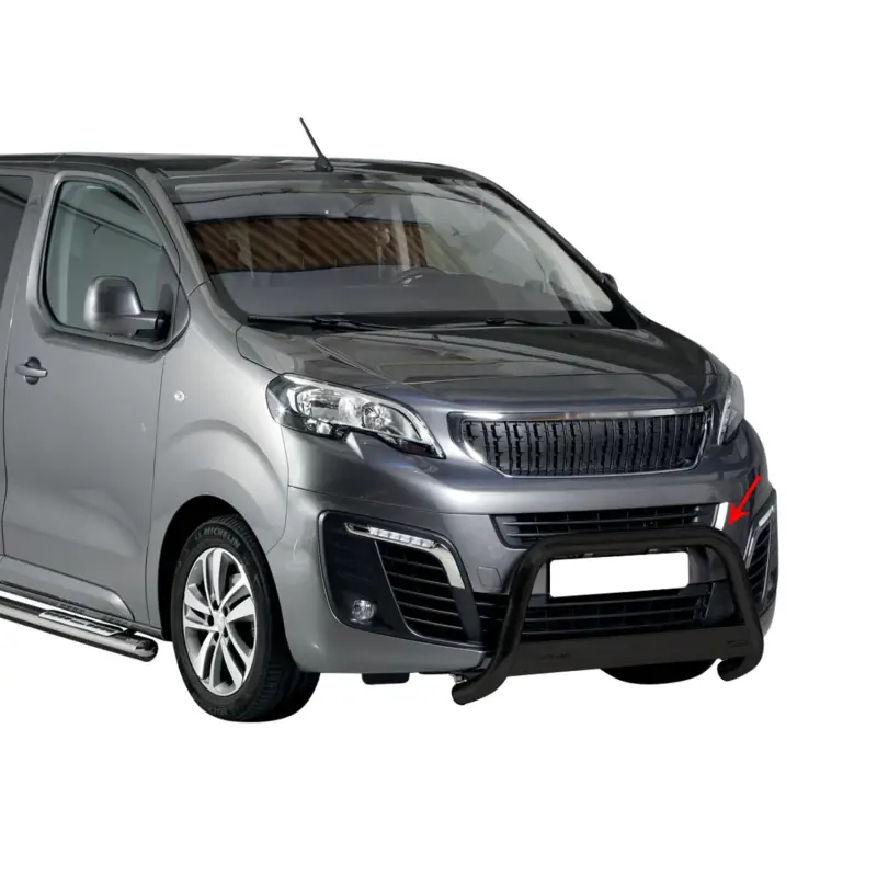 Frontbügel Frontschutzbügel für Peugeot Expert Traveller 2016-2026 ø63 Schwarz Top-Seller