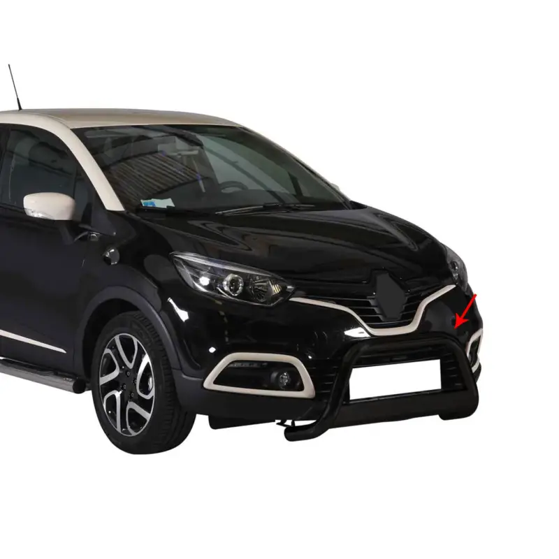 Preisreduziert Frontbügel Frontschutzbügel für Renault Captur 2013-2017 ø63mm Stahl Schwarz
