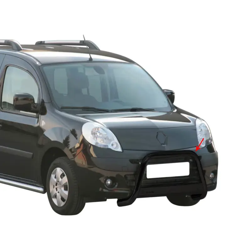 Sichere Zahlung Frontbügel Frontschutzbügel für Renault Kangoo 2008-2013 ø63mm Stahl Schwarz