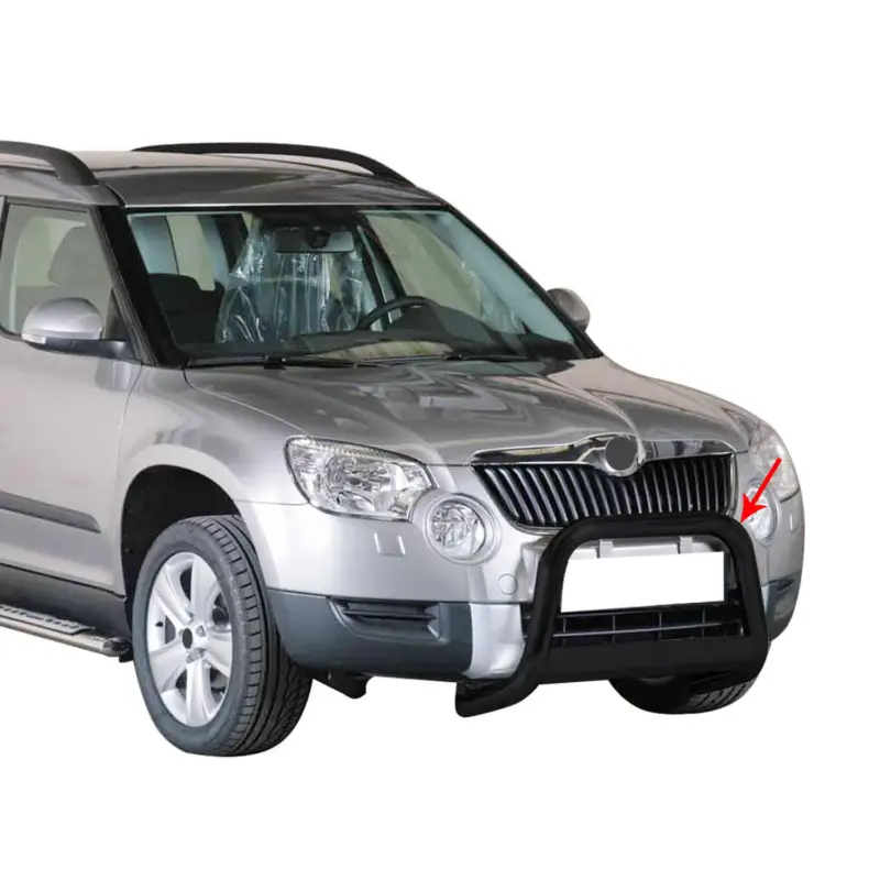 Begrenztes Angebot Frontbügel Frontschutzbügel für Skoda Yeti 2010-2013 ø63mm Schwarz Schutz