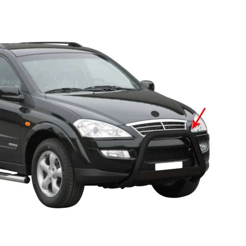 Online Kaufen Frontbügel Frontschutzbügel für Ssangyong Kyron 2007-2014 ø63mm Stahl Schwarz