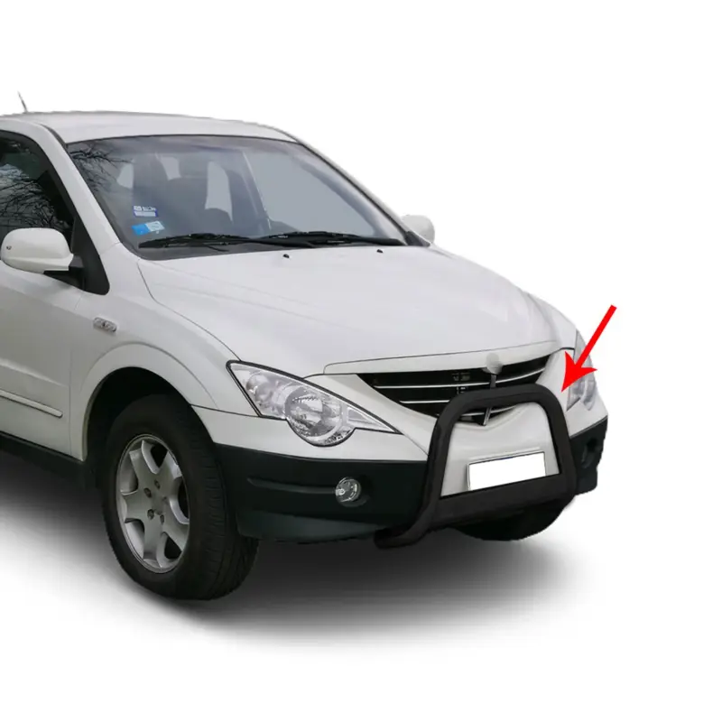 Expressversand Frontbügel Frontschutzbügel für Ssangyong Actyon 2006-2012 ø63mm Stahl Schwarz