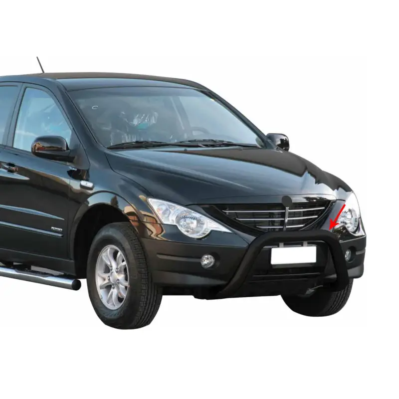 Frontbügel Frontschutzbügel für Ssangyong Actyon 2006-2012 ø76mm Stahl Schwarz Finale Aktion