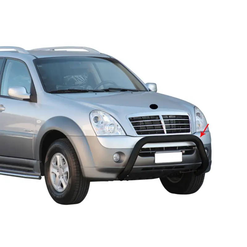 Frontbügel Frontschutzbügel für Ssangyong Rexton 2006-2012 ø76mm Stahl Schwarz Sonderangebot
