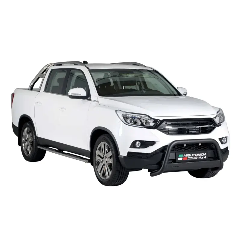 Frontbügel Frontschutzbügel für Ssangyong Musso 2023-2026 ø63mm Stahl Schwarz Top-Seller