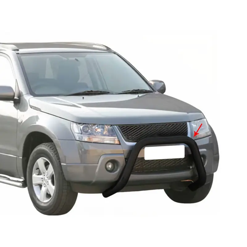 Frontbügel Frontschutzbügel für Suzuki Grand Vitara 2005-2008 ø76 Stahl Schwarz Markenprodukt