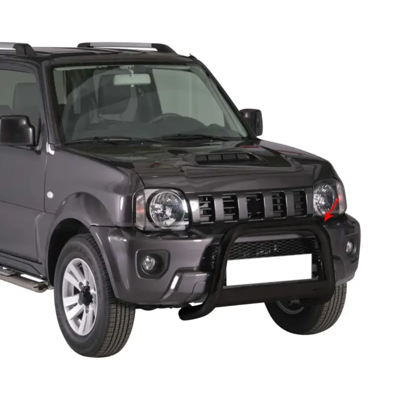 Billig Frontbügel Frontschutzbügel für Suzuki Jimny 2012-2017 ø63mm Stahl Schwarz