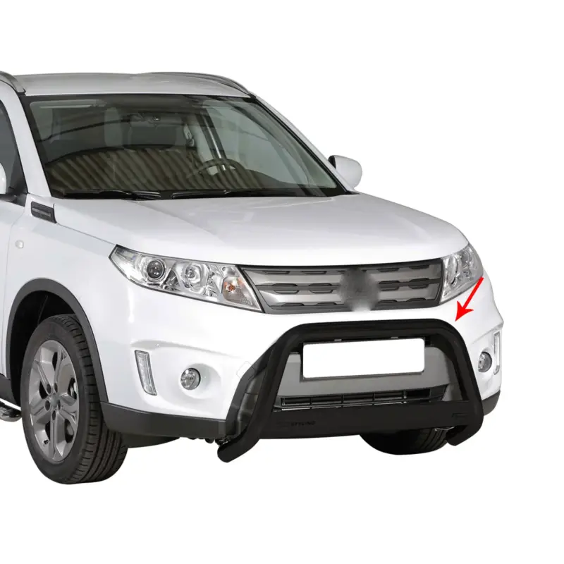 Frontbügel Frontschutzbügel für Suzuki Vitara 2015-2018 ø63mm Schwarz Edelstahl Echt