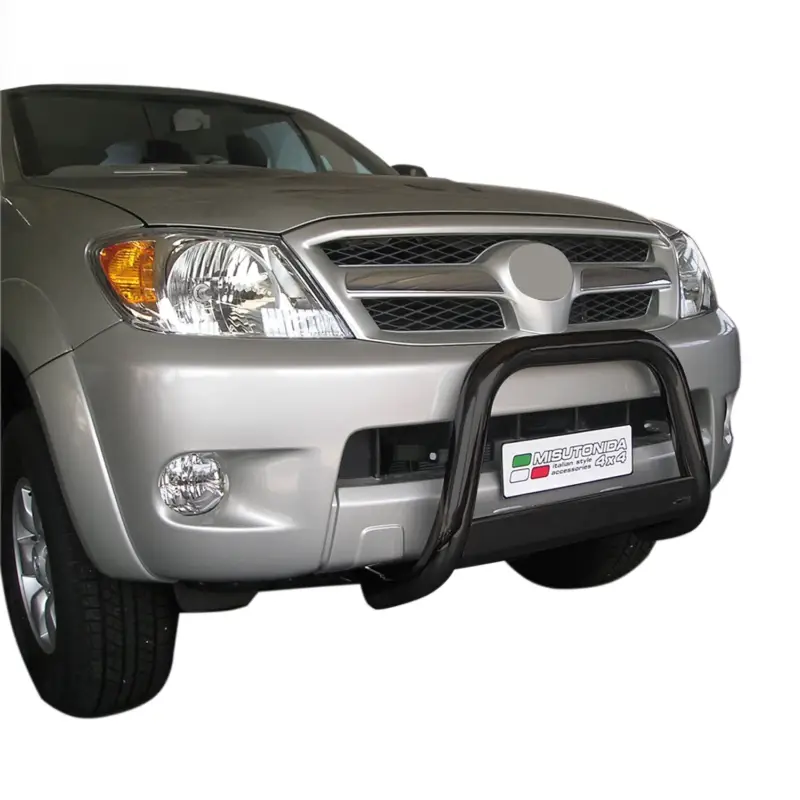 Echt Frontbügel Frontschutzbügel für Toyota Hilux 2005-2011 ø63mm Stahl Schwarz