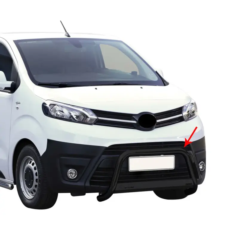 Sichere Zahlung Frontbügel Frontschutzbügel für Toyota Proace Verso 2016-2019 ø63mm Schwarz