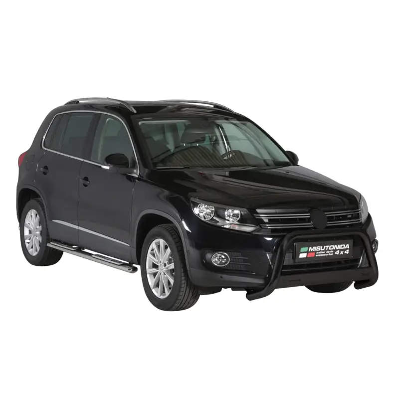Frontbügel Frontschutzbügel für VW Tiguan 2011-2016 ø63mm Stahl Schwarz Schutz Aktuell