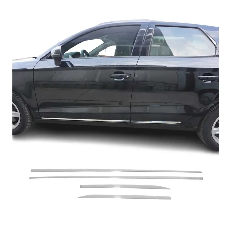 Schneller Versand Seitentürleiste Türleisten Türschutzleisten für Fiat Tipo 2015-2026 Edelstahl 4x