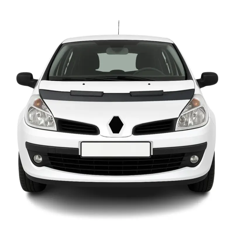 Bestseller Haubenbra Steinschlagschutz Bonnet Bra für Renault Clio 2005-2008 Carbon Halb