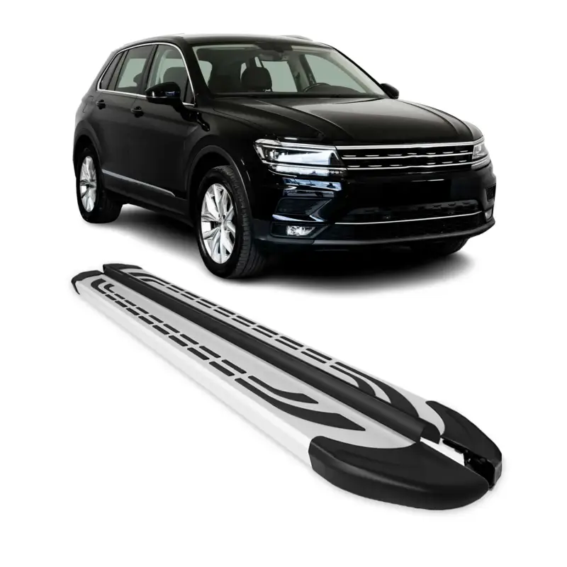 Beliebt Trittbretter Seitenschweller Seitenbretter für VW Tiguan Allspace 2016-2023 Alu