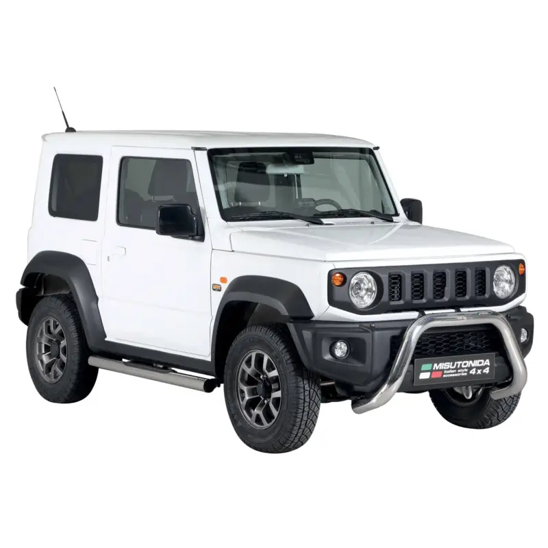 Frontbügel Frontschutzbügel für Suzuki Jimny 2018-2026 ø76mm Stahl Silber Schutz Wochenendangebot