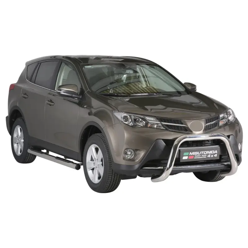 Nur Für Kurze Zeit Frontbügel Frontschutzbügel für Toyota RAV4 XA40 2013-2015 ø76mm Stahl Silber
