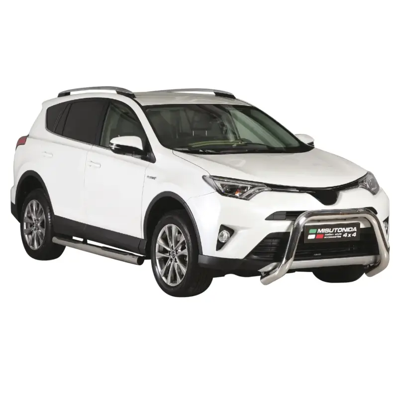 Ausverkauf Frontbügel Frontschutzbügel für Toyota RAV4 Hybrid One 2016-2018 ø76 Stahl Grau