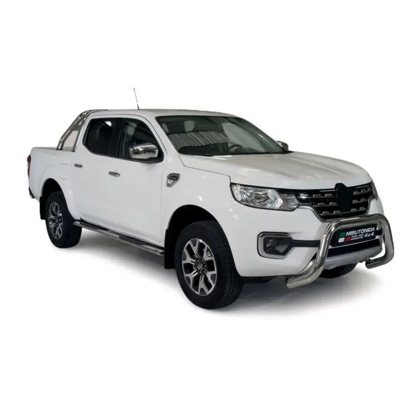 Frontbügel Frontschutzbügel für Renault Alaskan 2017-2021 ø63mm Silber Edelstahl Highlight