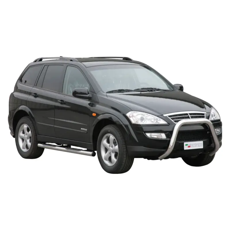 Preisreduziert Frontbügel Frontschutzbügel für Ssangyong Kyron 2007-2014 ø76mm Stahl Silber