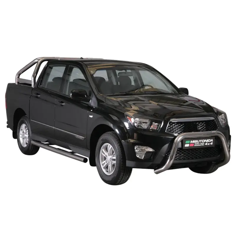 Mega-Angebot Frontbügel Frontschutzbügel für Ssangyong Actyon Sports 2012-2018 ø76 Stahl Grau