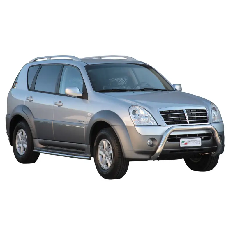Frontbügel Frontschutzbügel für Ssangyong Rexton 2006-2012 ø76mm Stahl Silber Top-Preis