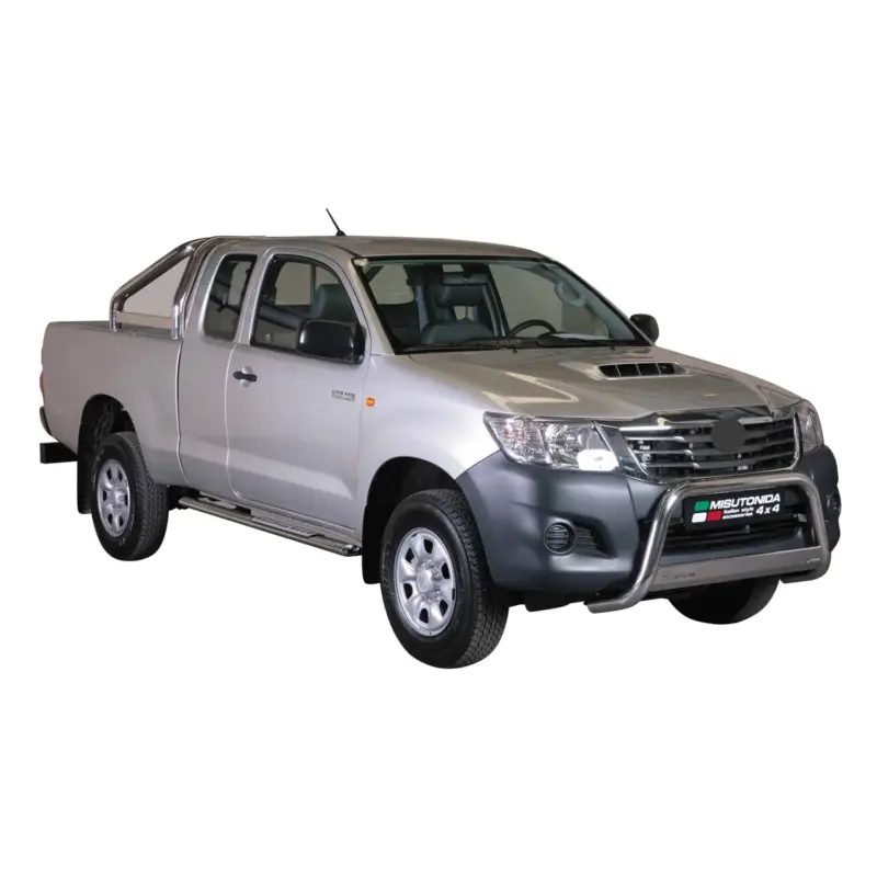 Sofort Bestellen Frontbügel Frontschutzbügel für Toyota Hilux 2011-2015 ø63mm Stahl Silber Schutz