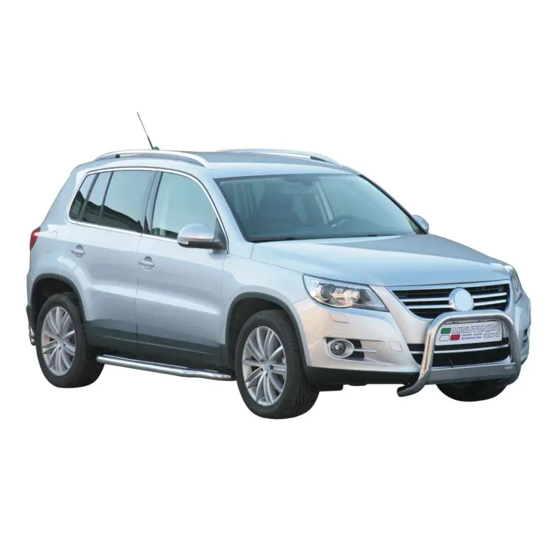 Rabatt Frontbügel Frontschutzbügel für VW Tiguan 2007-2011 ø63mm Stahl Silber Schutz