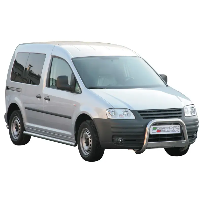 Frontbügel Frontschutzbügel für VW Caddy 2004-2015 ø63mm Stahl Silber Schutz Versand Am Gleichen Tag